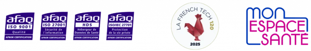 Logos de partenaires et certifications